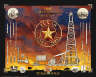 Print Texas Gold 16 x 20